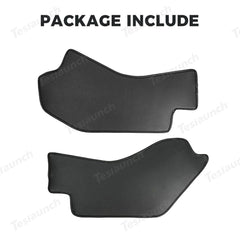 Center Console Side Kick Protectors – Leather Covers for Tesla Model Y Juniper 2025+ - Evooor