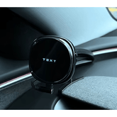 Magnetic Fast Charging Phone Holder for Tesla Model 3/Y - Air-Cooled Design for Left Hand Drive - Secure Attachment - Evooor