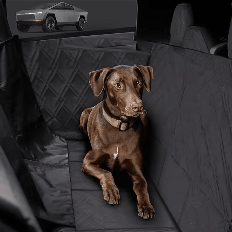 Full-Cover Rear Seat Pet Liner for Tesla Cybertruck - Evooor