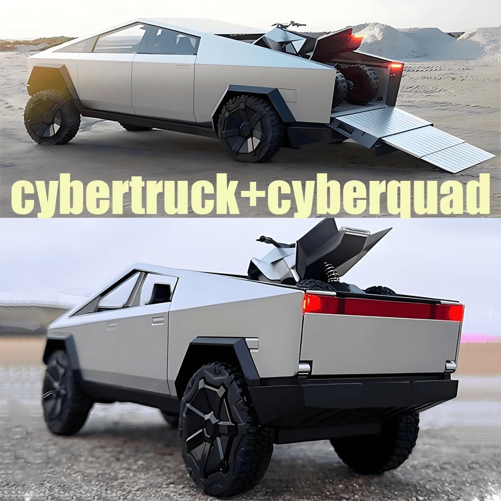 Cybertruck Pickup Truck Alloy 1/24 Car Model - Evooor