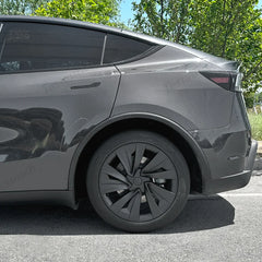 Set of 4 High-Quality 19'' Crossflow Wheel Covers Compatible with Tesla Model Y 2025+ - Sleek Helix 2.0 Design - Evooor