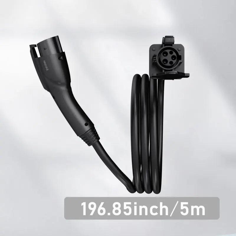 SAE J1772 Type 1 EV Charger Extension Cord - Universal Compatibility for Electric Vehicle Charging - Evooor