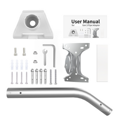 Stainless Steel 360-Degree Adjustable Mount Kit for Starlink Generation 3 Satellite Dish - Evooor