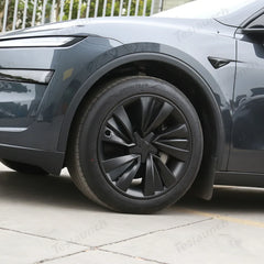 Turbine Style 19'' Crossflow Wheel Covers for Tesla Model Y 2025+ - Set of 4 Hubcaps - Evooor