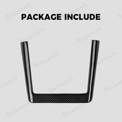 Tesla Model Y Juniper 2025+ Genuine Carbon Fiber Wireless Charging Pad Cover - Evooor