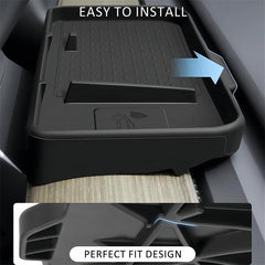 Model 3/Y Center Console Organizer Tray, Dashboard Hidden Non-Slip Tissue Sunglasses Storage Box For Tesla(2017-2023) - Evooor