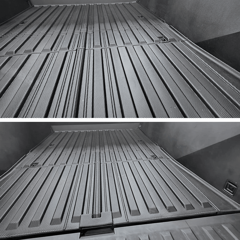 All Weather TPE Floor Mats Cargo Liners Set for Cybertruck - Evooor