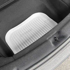 Ensemble de tapis de sol intérieurs et de doublures de coffre Juniper White TPE sur mesure pour Tesla Model Y-Protection imperméable par tous les temps (2025 et ultérieur) Models)