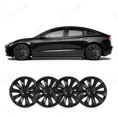 Model 3 18'' Aero Wheels Cover Hubcaps Replacement 4PCS for Tesla (2017-2023) - Evooor