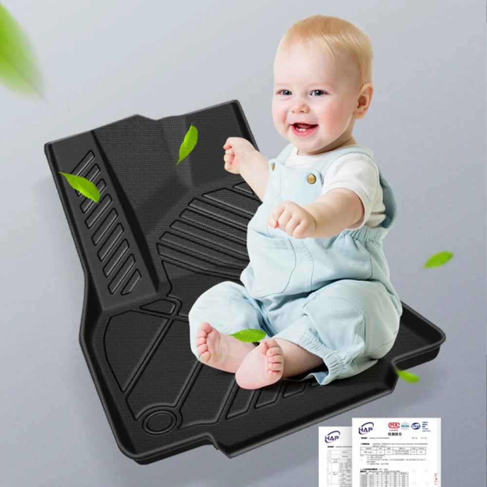 All-Weather TPE Floor Mats & Cargo Liners Set For VW ID.4 2021-2025 - Evooor