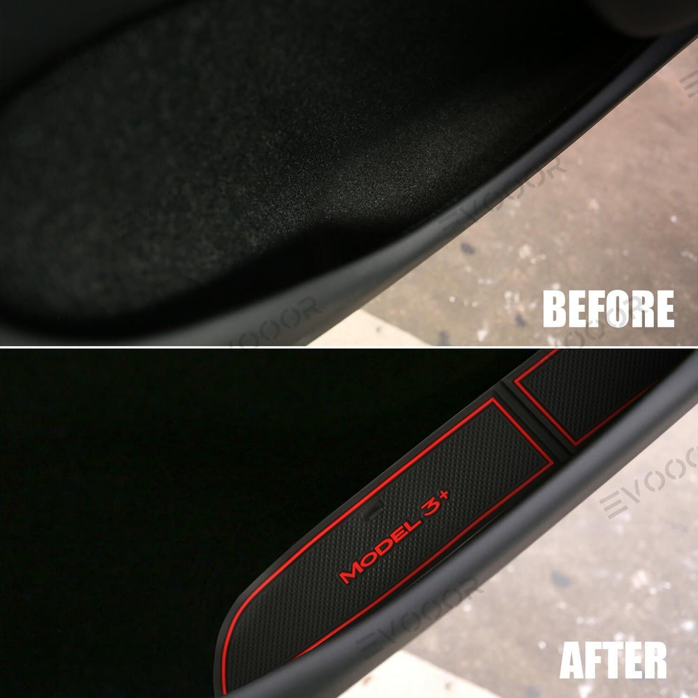 2024 Model 3 Highland Door Slot Mat Water Bowl Slot Mat Dustproof Mat For Tesla - Evooor