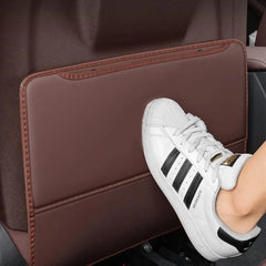 Leather Seat Back Anti-Kick Mat For VW ID.3 - Evooor
