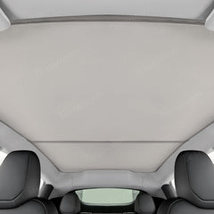 Split Nano Ice Crystal Glass Roof Sunshade for Tesla Model Y Juniper 2025+ - Evooor