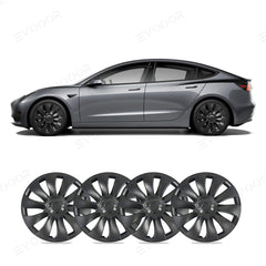 Model 3 18'' Aero Wheels Cover Hubcaps Replacement 4PCS for Tesla (2017-2023) - Evooor