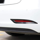 Model 3/Y Carbon Fiber Rear Taillight Covers - Protective Film Set (Pair) - 2017-2023 - Enhance Car's Appearance - Evooor