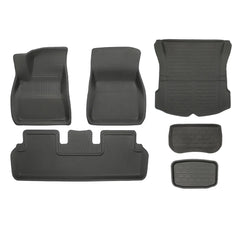 Tesla Model 3 All-Weather Floor Mats - 3D Lamination Cutting (2017-2023)