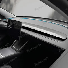 Carbon Fiber Dashboard Vent Trim Upgrade for Tesla Model Y 2025+ – Premium Juniper Finish - Evooor