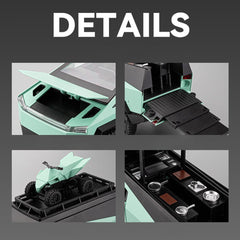 Cybertruck 1/24 Pickup Camping RV Alloy Car Model - Evooor