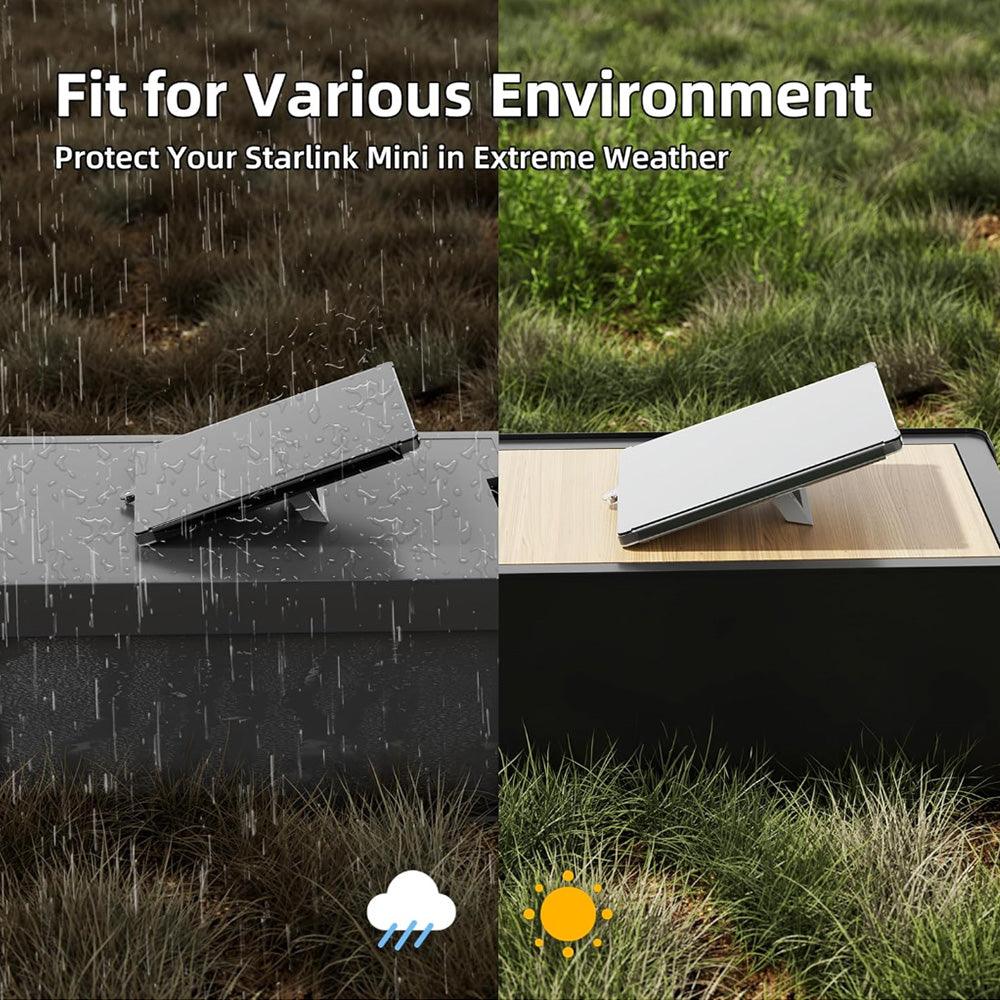 Heavy-Duty Protective Cover for Starlink Satellite Dish Case - Evooor