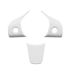 Enhanced Carbon Fiber Steering Wheel Trim for Tesla Model 3/Y (2017-2023) - Upgrade your Interior Styling with Premium ABS Finish - Evooor