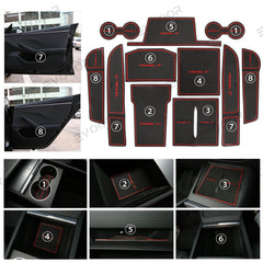 2024 Model 3 Highland Door Slot Mat Water Bowl Slot Mat Dustproof Mat For Tesla - Evooor