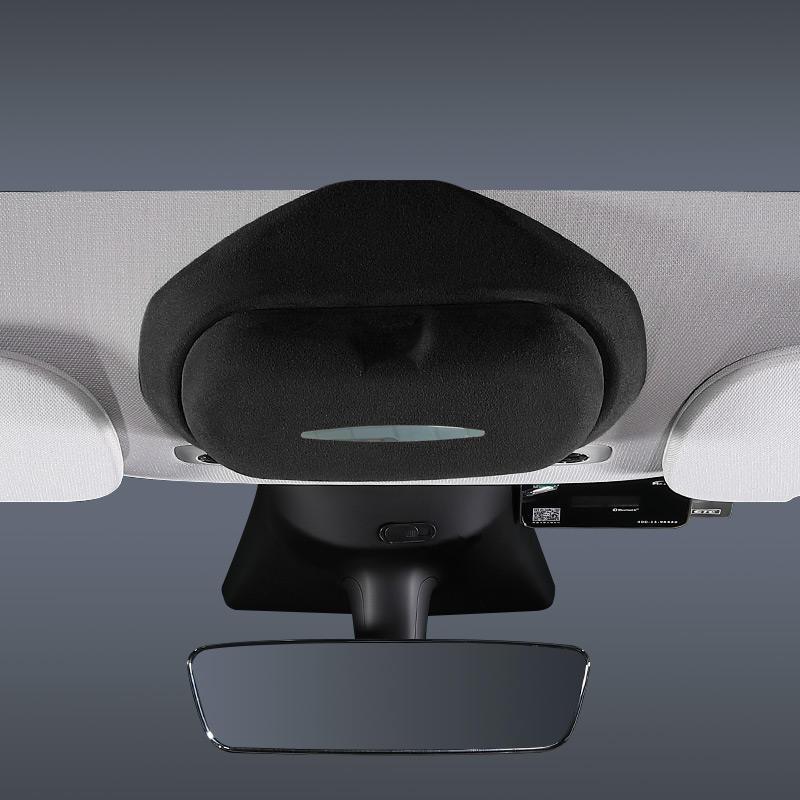 Model 3/Y Alcantara Sunglasses Storage Box for Tesla - Evooor