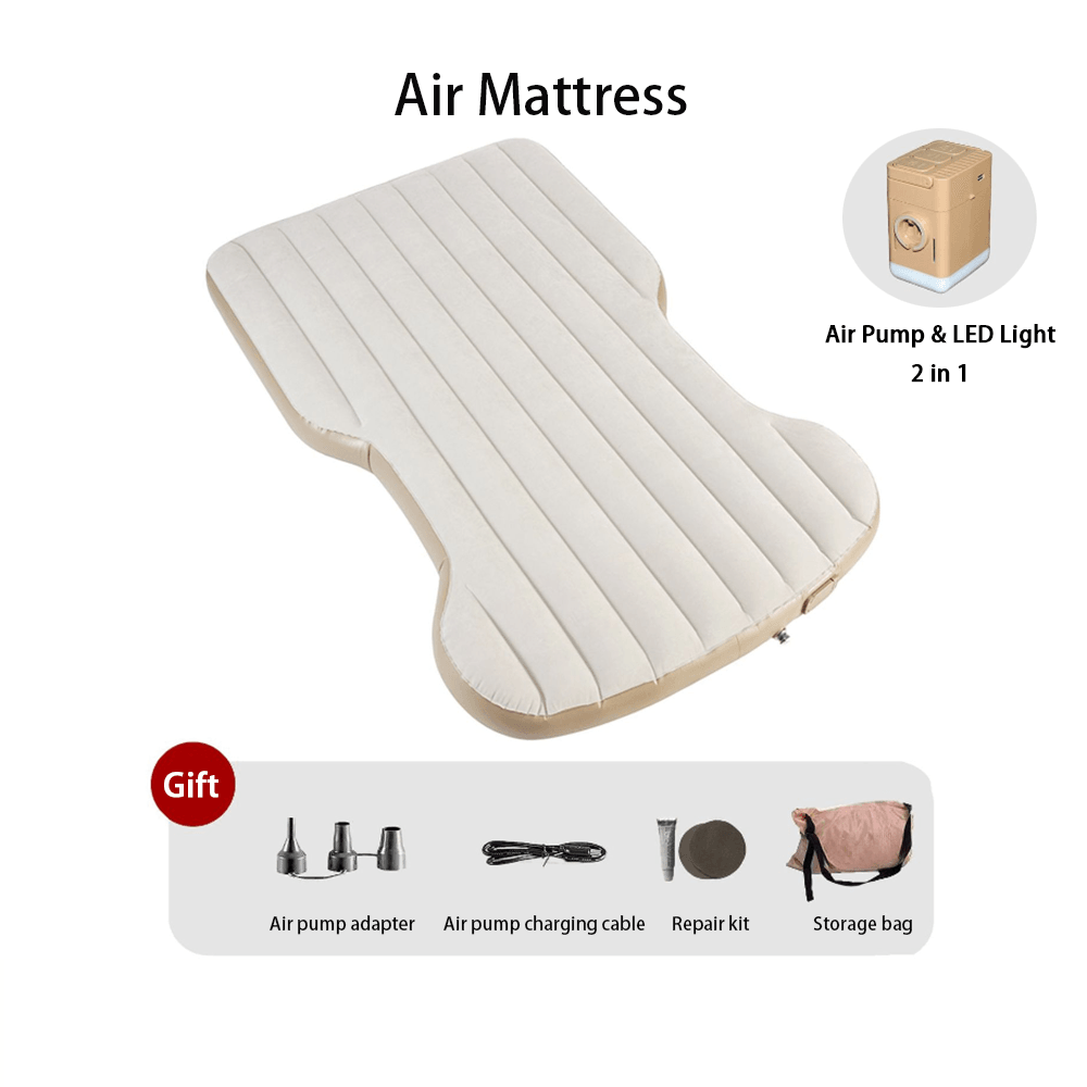 Foldable Inflatable Car Mattress for Tesla Model Y - Portable Sleeping Pad for Camping - Evooor