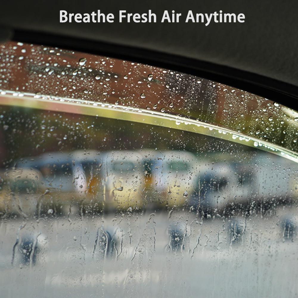 Tesla Model 3/Y Side Window Rain Guards - Set of 4 Weather Deflectors - Evooor