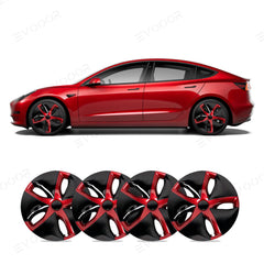 Model 3 18'' Aero Wheels Cover Hubcaps Replacement 4PCS for Tesla (2017-2023) - Evooor