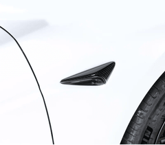 High-Quality Carbon Fiber Turn Signal Camera Protectors for Tesla Model Y Juniper 2025+ (Set of 2) - Evooor