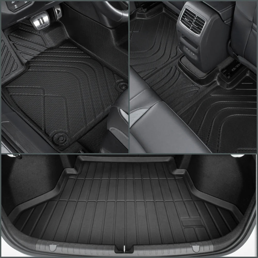 All-Weather TPE Floor Mats & Cargo Liners Set For VW ID.4 2021-2025 - Evooor