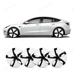 Model 3 18'' Aero Wheels Cover Hubcaps Replacement 4PCS for Tesla (2017-2023) - Evooor