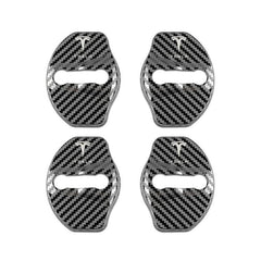 Tesla Door Latch Lock Cover Stainless Steel Protector For Model 3/Y/X/S (4pc) (2015-2023) - Evooor