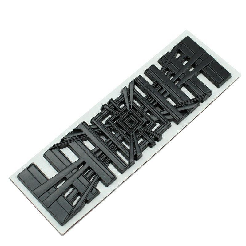 Tesla Plaid SpaceBalls Tribute, Die-Cast Aluminum Badge Trunk Emblem - For All Models (2012-2023) - Evooor