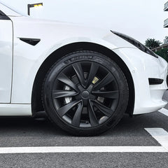 Aero Wheel Covers 18" for Tesla Model 3 (2017-2023) - Sleek Helix 2.0 Design (4-Pack) - Evooor