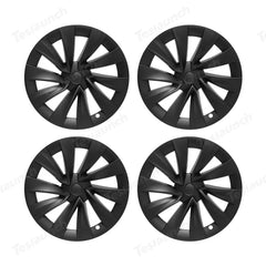 Aero Wheel Covers 18" for Tesla Model 3 (2017-2023) - Sleek Helix 2.0 Design (4-Pack) - Evooor