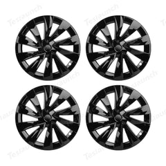 Aero Wheel Covers 18" for Tesla Model 3 (2017-2023) - Sleek Helix 2.0 Design (4-Pack) - Evooor