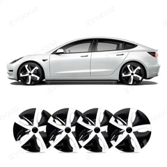 Model 3 18'' Aero Wheels Cover Hubcaps Replacement 4PCS for Tesla (2017-2023) - Evooor