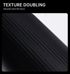 Tesla Model 3 Carbon Fiber Door Entry Guard Set - Durable Stickers for Door Sill Protection (4 Pieces) - Evooor