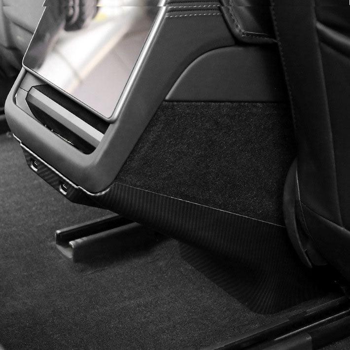 2024 Model 3 Highland Tesla Rear Air Outlet Anti-kick Lower Cover (Carbon Fiber Pattern ABS) - Evooor