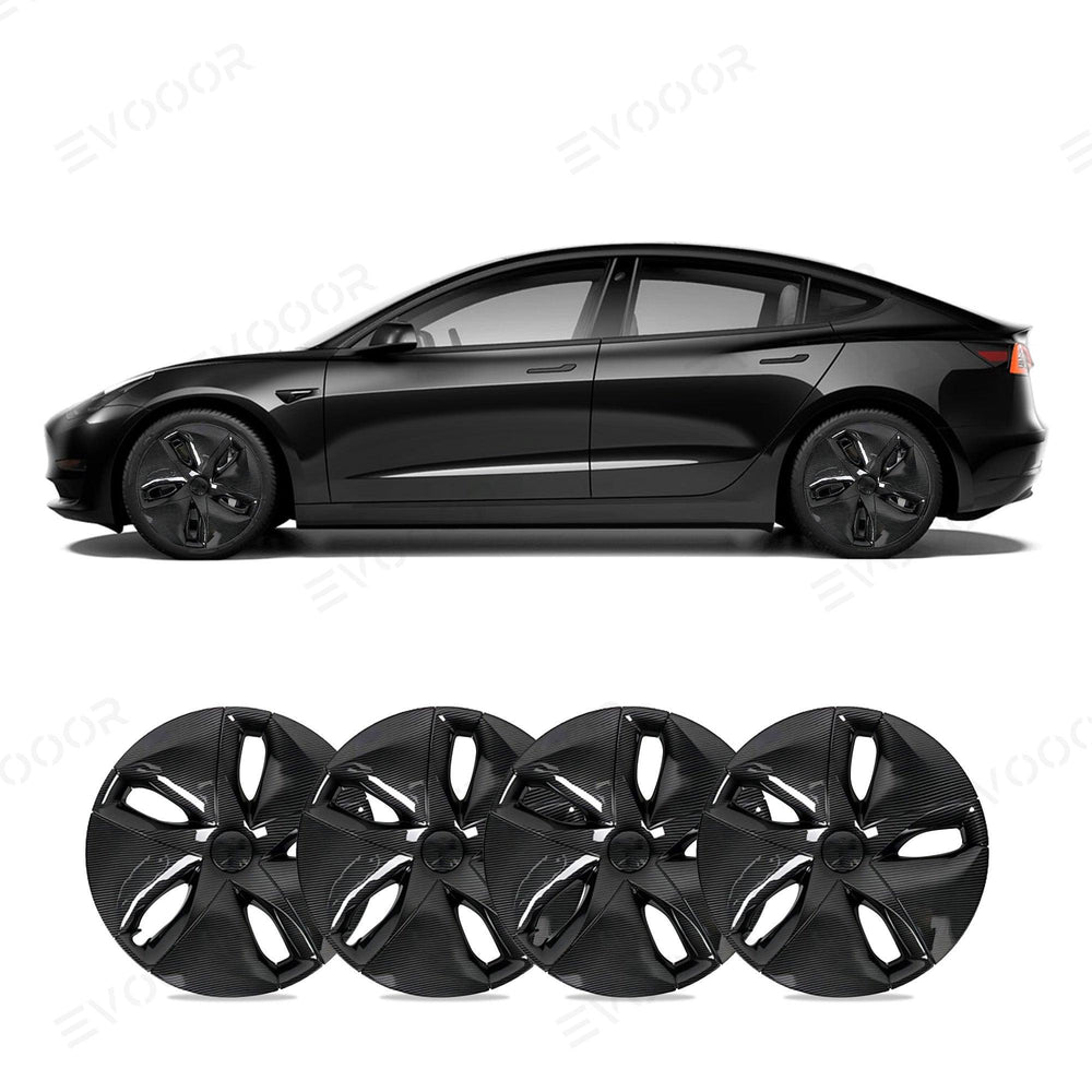 Model 3 18'' Aero Wheels Cover Hubcaps Replacement 4PCS for Tesla (2017-2023) - Evooor