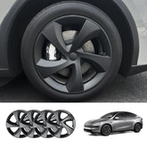 Tesla Model Y Juniper 2025+ 19'' Full-Cover Twist Spoke Wheel Covers Set - Pack of 4 - Evooor