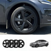 Set of 4 Stainless Steel 19'' Tesla Model Y Juniper 2025+ Wheel Covers in Spoke Design - Evooor