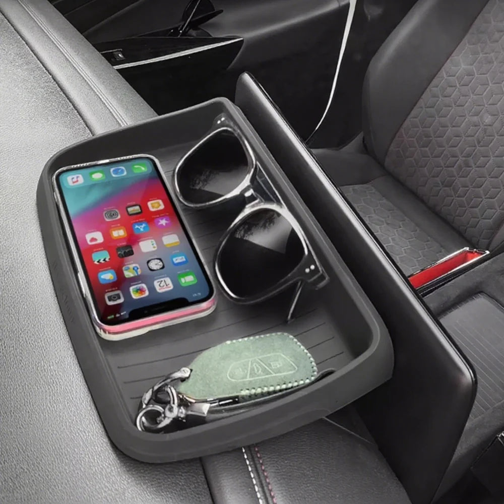 Silicone Rubber Dashboard Storage Box Organizer For VW ID.3 2021-2025 - Evooor