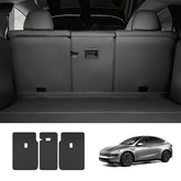 Nappa Leather Rear Seat Back Protector for Tesla Model Y Juniper 2025+ - Evooor