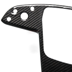 Premium Carbon Fiber Steering Wheel Cover Trim Panel - Compatible with Tesla Model S/X (2021-2024) - Sleek and Durable Upgrade - Evooor