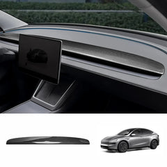 Carbon Fiber Dashboard Vent Trim Upgrade for Tesla Model Y 2025+ – Premium Juniper Finish - Evooor