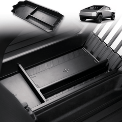 TPE Center Console Lower Tray Organizer Box for Tesla Cybertruck - Evooor