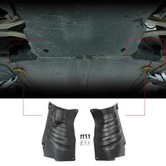 Aluminum Alloy Skid Plate Guards Set for Tesla Model Y & Model 3: Coolant Line Protection Kit - Evooor