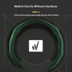 Alcantara Steering Wheel Sweat Absorbing Cover For VW ID.4 2025 - Evooor